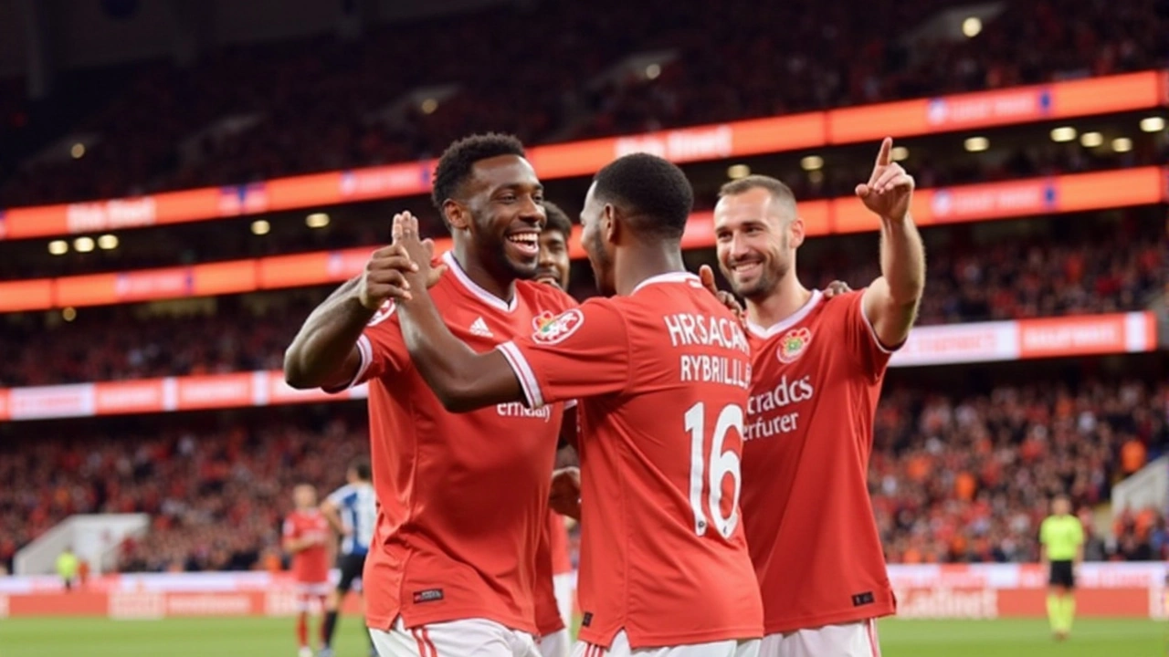 Benfica Supera Derrota Inicial e Triunfa sobre Casa Pia por 3-0