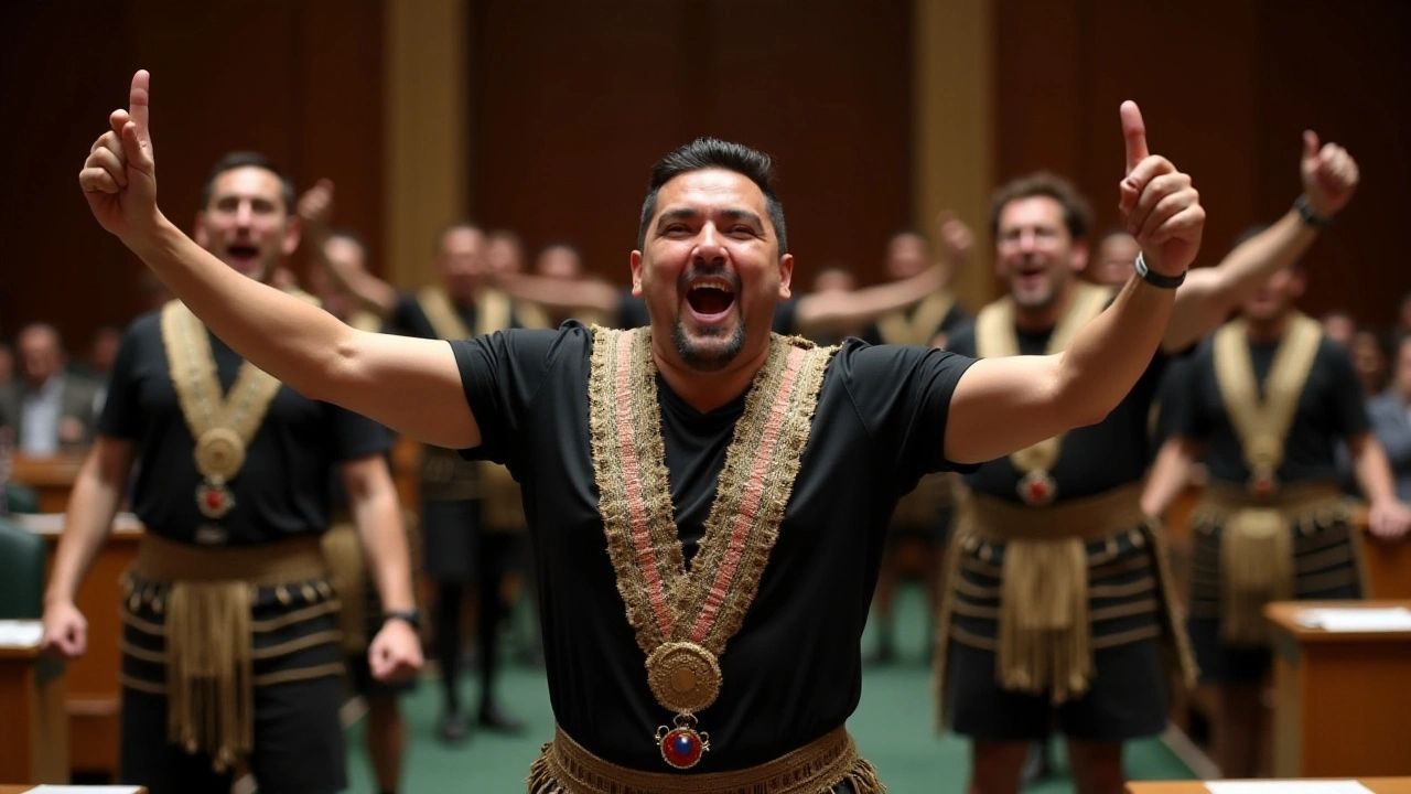 Protesto Poderoso: Parlamentares Māori no Parlamento de Nova Zelândia